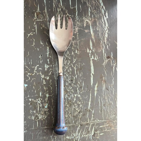 vintage Denby Langley serveware. Large serving spoon or serving fork - Picture 5 of 10